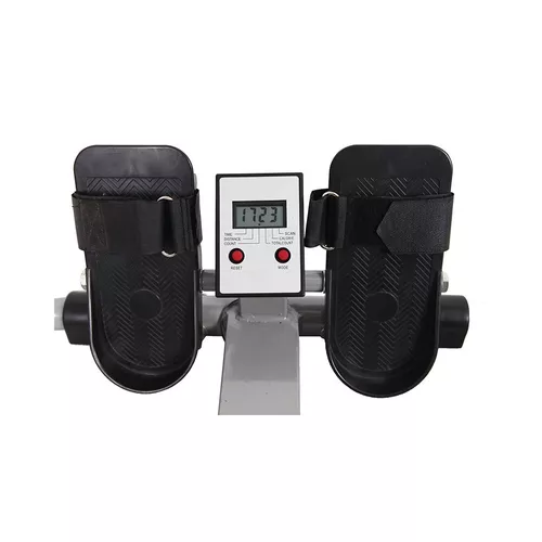  SGSG Máquinas de remo plegables plegables, máquina de remo de  ejercicio para banco de remo en casa, equipo de fitness abdominal, 12  ajustes de resistencia, doble pista, carga máxima 20 