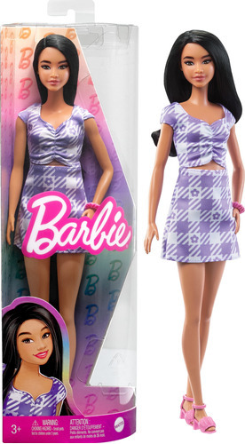 Muñeca Barbie, Cabello Negro Y Cuerpo Alto, Barbie Fashionis