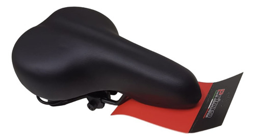 Asiento Primo C/resortes Negro 265 X 175 Mm. 650 Grs. P/bici