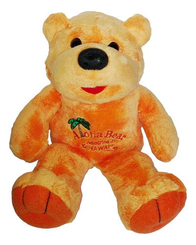 Peluche Oso Naranja Adopted In Hawai 31cm Aloha Bear