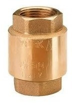 Valvula Retencion De Bronce Europa Italiana 1 1/2 Pulgada