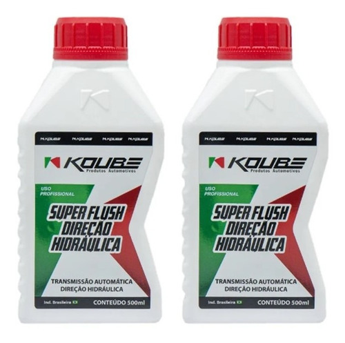 2  Super Flush Koube Aditivo P/ Limpeza Direção Hidráulica