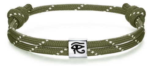 J.endéar Pulsera Náutica Paracord Ojo De Horus Para Surfista