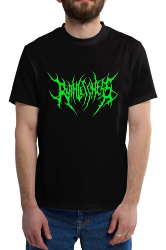 Remera De Algodón Ruthlessness - Goth Grunge Aesthetic 