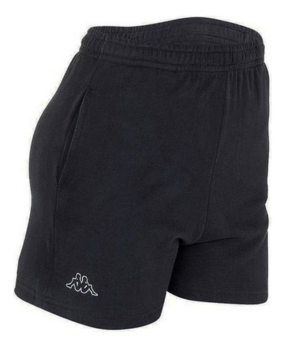 Short Deportivo Kappa Logo Gabry Negro Mujer