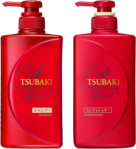 Shiseido Japón Tsubaki Shampoo + Acondicionador 490ml C/u