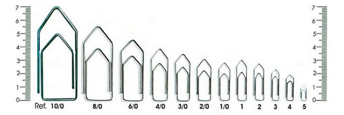 Clips De Papel Galvanizado Nº 4.0 Brw Caixa Com 500gr