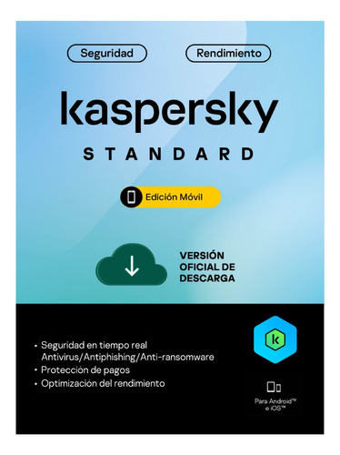 Kaspersky Standard Para Dispositivos Moviles (smartphones)