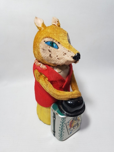 Imagen 2 de 8 de Antiguo Juguete Zorro Mago A Cuerda 1950 Funciona Mag 57321