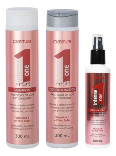 Kit Shampoo Condicionador Leavein Intense One Color C.kamura