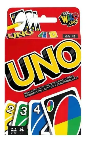 Jogo de Cartas UNO Clássico Colorido Mattel
