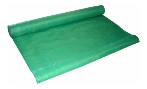 Rafia Cubrecerco Lona Verde 70grs Rollo De 1.5mt X 100mt