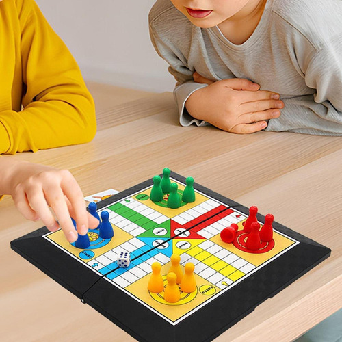 Juego De Ludo, Juego De Mesa Plegable, Juguete Interactivo