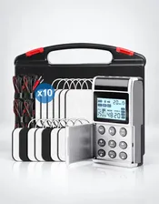 Tens/Ems Electroestimulador Muscular 4 Canales, 48 Modos+10 Almohadillas SZAOHO