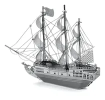 Comprar El Rompecabezas 3d De Metal Perla Negra Piratas Del Caribe