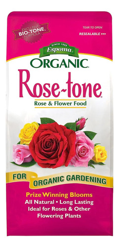 Abono Espoma Orgánico Rose Tone Rosas Y Plant Florale 1.81kg