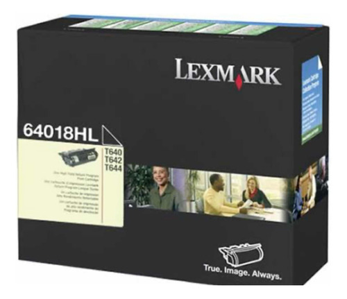 Toner Lexmark 64018hl 21,000 Páginas Impresoras T640/642/644