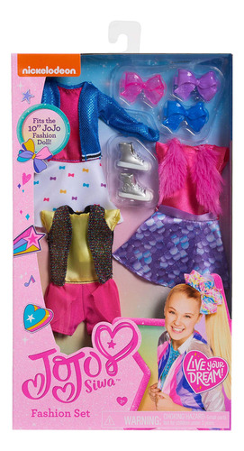 Jojo Siwa - Conjunto Múltiple Para Muñecas Jojo De 10 Pul.