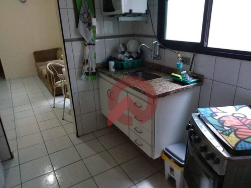 Imagem 9 de 12 de Apartamento Com 1 Dormitório À Venda, 49 M² Por R$ 190.000 - Vila Guilhermina - Praia Grande/sp - Ap3426