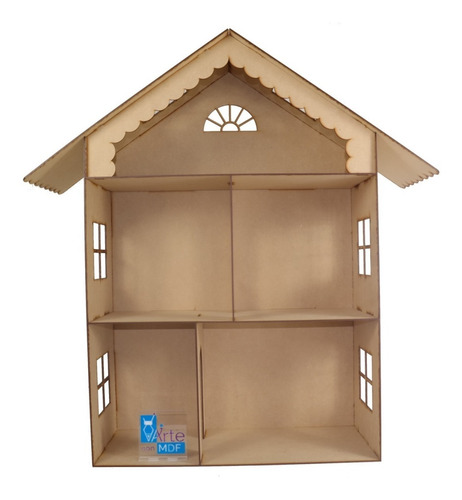 Imagen 1 de 8 de Casa De Muñecas Jenny Enorme De 90 Cm De Madera Mdf