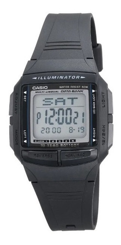 Reloj Casio Db 36 En Goma Para Hombre