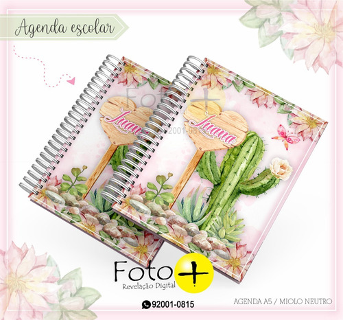 Imagem 2 de 5 de Agenda Escolar Personalizada
