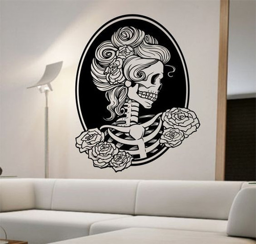 Vinil Decorativo Catrina 