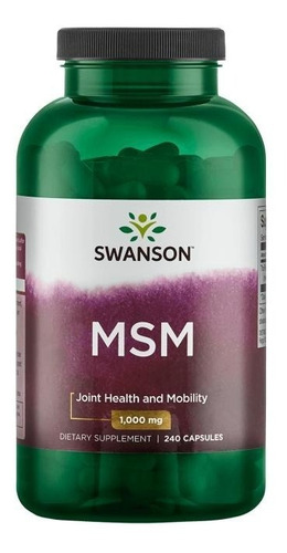 Swanson Msm 1,000 Mg 240 Caps Sfn