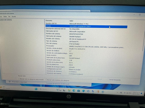 Notebook Hp 250 G2 Core I3-3110m Cpu, 6 Gb Ram, 256g Ssd (Usado)