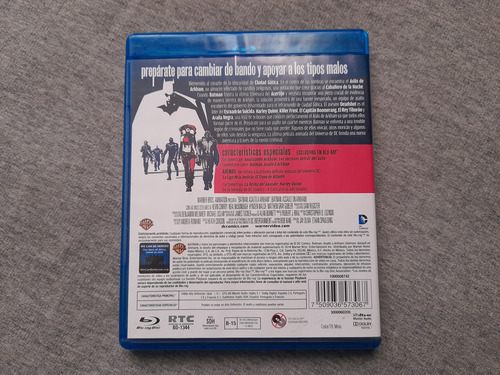 Batman Ataque A Arkham Bluray Pelicula (Usado)