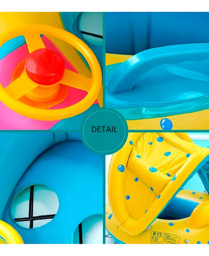 Lindo Círculo De Natación Inflable, Flotador De Piscina Infl