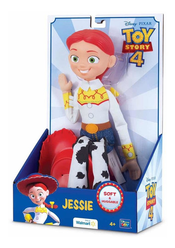 Imagen 4 de 5 de Toy Story 4 - Jessie De Peluche Con Sombrero - Original 34cm