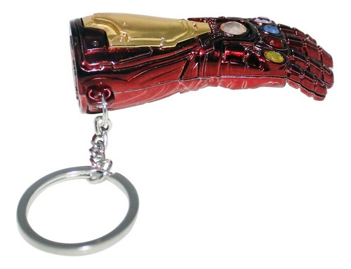 Imagen 10 de 10 de Llavero Mano De Iron Man Gemas Del Infinito Avengers Marvel