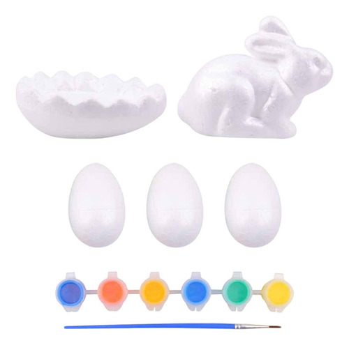 Kit De Pintura De Pascua Manualidades De Pascua Diy 3 Huevos