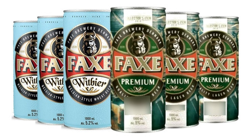 Cerveza Faxe Premium Mix Pack X 6 X1lt 3 Lager Y 3 Witbier