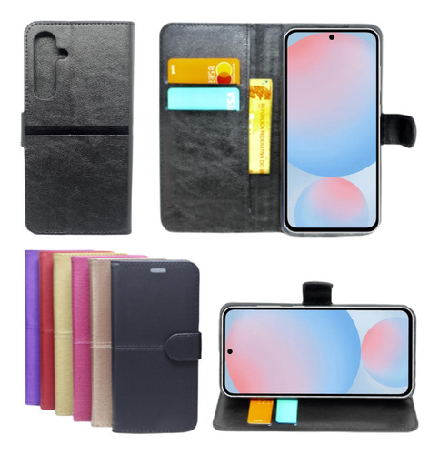Capa Proteção Capinha Carteira Para Galaxy S24 Fe Flip Case