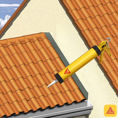 Sika Tapagoteras Sellante Para Techos Gris 300 Ml
