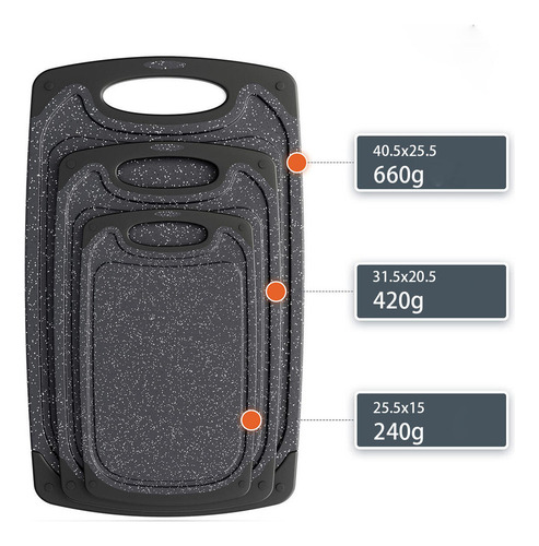 Dmm Juego Tablas Cortar Cocina For Carne, Verduras Y Frutas