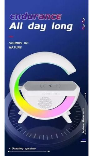 Lámpara De Mesa Altavoz Bluetooth Inteligente Atmósfera
