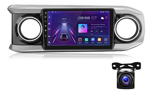 Para Toyota Tacoma 2016-2021 Radio 2+gps Carplay De 32 Gb