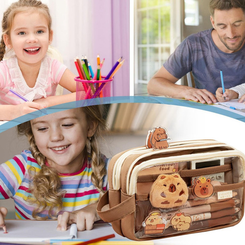 Estuche Aesthetic Lapicera Capibara Pencil Case Papeleria