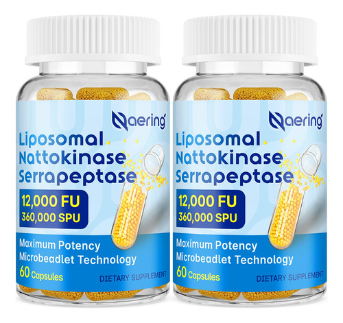 Suplemento Para Natoquinase Lipossomal 12.000 Fu Serrapept
