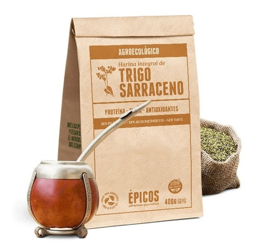 Harina Quinoa, Amaranto, Mijo, Lupino, Sarraceno, Sorgo Teff