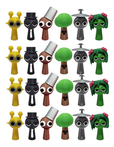 Muñecos Sprunki Incredibox 3d