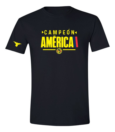 Playera Fútbol Camiseta América Hombre Campeón Ap 2023 1