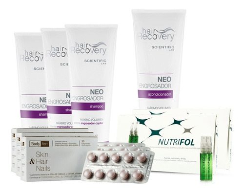 Imagen 1 de 1 de Pack Engrosador Full Mujer Hair Recovery