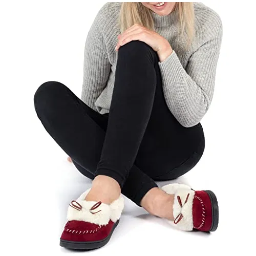 Rockdove Women's Trapper Moc Memory Foam Slipper