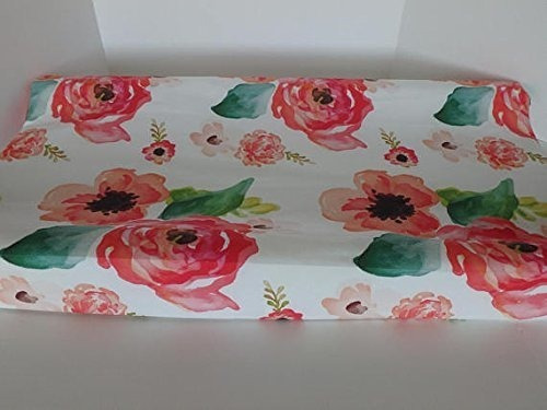 Baby Girl Crib Bedding Changing Pad Cover Agua De Coral