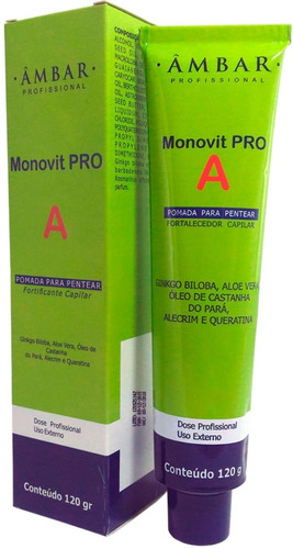 Creme Monovit Pro A Crescimento Vitalidade Original Ambar