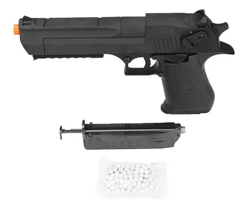 Pistola Airsoft Desert Eagle .50 Fullmetal+bbs+alvos+óleo